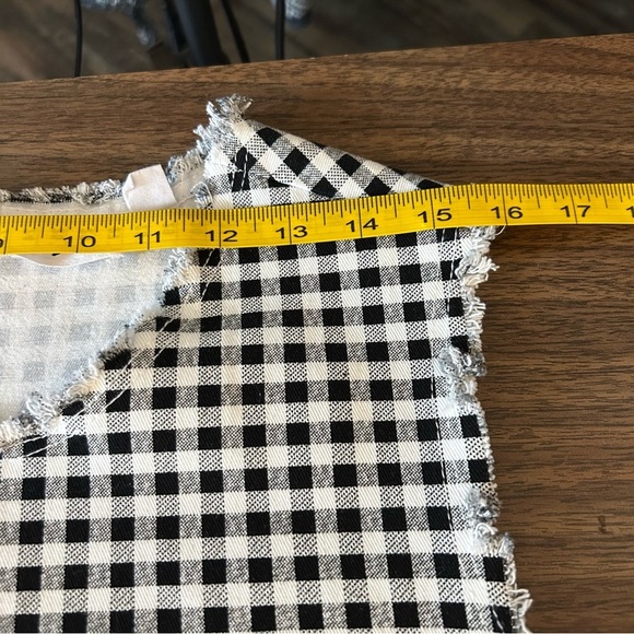 RD Style Black and White Gingham Midi Dress M - Picture 8 of 13